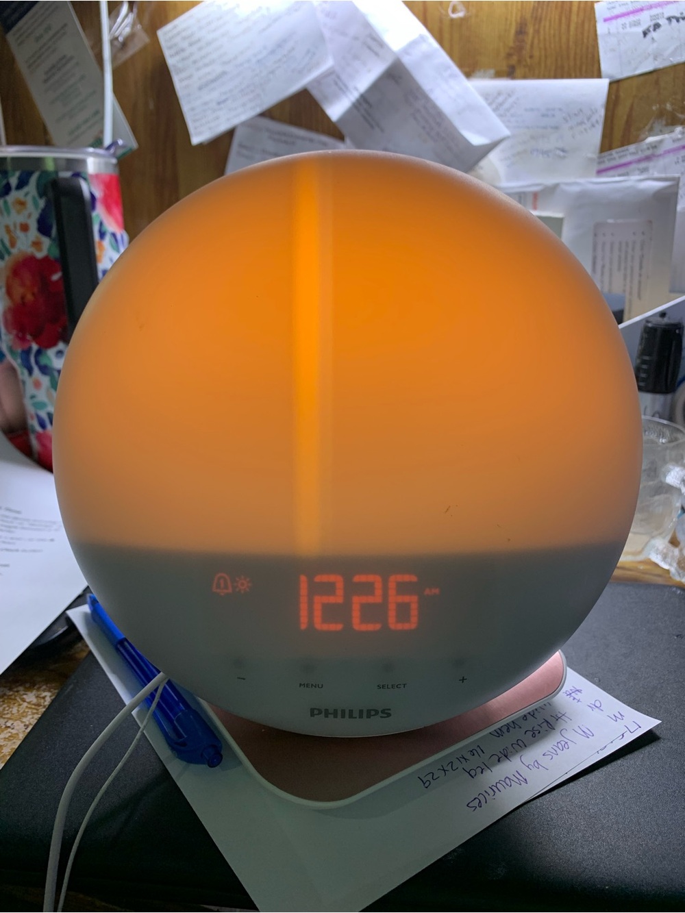 Phillips Smart Sleep Sunrise Wake Up AmFM Alarm Clock Light Nature Sounds - Picture 5 of 9
